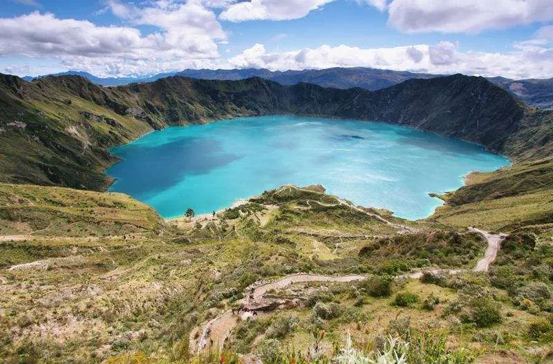 Quilotoa Crater Lagoon Ecuador
